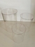 Trio Cilindro E Cubo Transparente Desmontável Acrílico Grand - comprar online