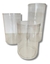 Double Trio Cilindro Transparente Tampa E Base Flexível