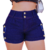 Kit 2 Shorts Premium C/Botões Laterais: Luxo ao Seu Alcance - Rdn Modas