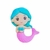 Borracha Fofa 3D Sereia - loja online