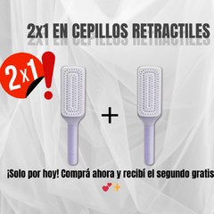 Peine Retráctil Para Pelo Mujer | Autolimpiante - comprar online