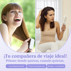 Peine Retráctil Para Pelo Mujer | Autolimpiante - bolucompras