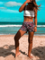 Short Feminino Folhas Lilas