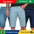 Kit 3 Bermudas Jeans Masculina Casual Lavagem Azul Médio Moda Verão Linha Prem - loja online