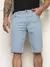 Kit 3 Bermudas Jeans Masculina Casual Lavagem Azul Médio Moda Verão Linha Prem