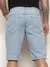 Imagem do Kit 3 Bermudas Jeans Masculina Casual Lavagem Azul Médio Moda Verão Linha Prem