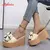 Aphixta 9cm saltos slides sapatos femininos mulher chinelos chinelos cunha sapat