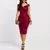Elegante renda noite vestido de festa de casamento para mulheres sexy oco para f - loja online