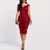 Imagem do Elegante renda noite vestido de festa de casamento para mulheres sexy oco para f
