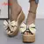 Aphixta 9cm saltos slides sapatos femininos mulher chinelos chinelos cunha sapat - loja online