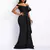 Vestido de manga curta pérola feminino vestido maxi sexy senhora do escritório