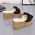Imagem do Aphixta 9cm saltos slides sapatos femininos mulher chinelos chinelos cunha sapat