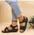 Imagem do Verão sapatos femininos confortáveis dedo do pé sapatos de caminhada macios s