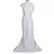 Vestido de manga curta pérola feminino vestido maxi sexy senhora do escritório