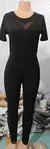 Imagem do 2024 bodysuit feminino sólido o-pescoço sexy painéis apertados contraste malh