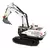 Huina brinquedo veículo de engenharia de controle remoto 1594 22 tong liga mode - loja online