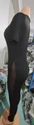 2024 bodysuit feminino sólido o-pescoço sexy painéis apertados contraste malh - comprar online