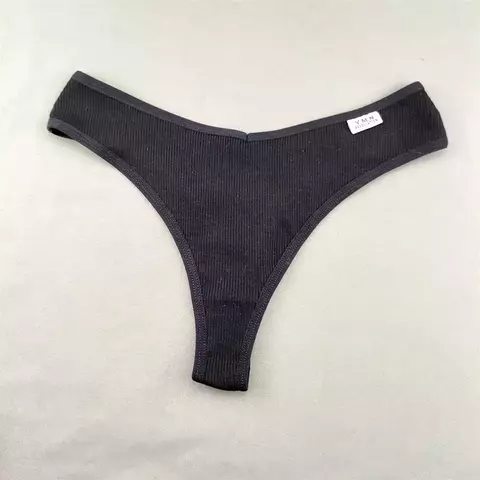 Unwe 10 pçs set fio dental de algodão com nervuras pacote feminino sem costura