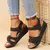 Imagem do Verão sapatos femininos confortáveis dedo do pé sapatos de caminhada macios s