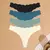 4 peças sem costura tricô roupa interior feminina ultra-macio calcinha sexy pa - comprar online