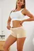 3 pçs calcinha feminina de algodão sem costura esportes boxers roupa interior - loja online