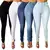 Calça Jeans Feminina SANWOOD – Modelo Harem com Cintura Alta