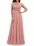 Primavera outono vestido longo retalhos renda com decote em v manga média sem c - comprar online