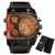 Relógios dos homens Mens Quartz Couro Casual Pulseira de Pulso Sports - magazine digital