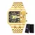 Relógios dos homens Mens Quartz Couro Casual Pulseira de Pulso Sports