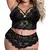 Sexy conjunto de roupa interior de renda tamanho grande conjunto de duas peças - Loja magazine digital
