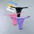 3 pçs ajustável sexy transparente tanga calcinha feminina renda roupa interior - loja online