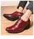 Imagem do Luxo vermelho salto alto sapato masculino moda mocassim homem sapatos de casamen