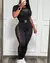2024 bodysuit feminino sólido o-pescoço sexy painéis apertados contraste malh