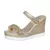Sandálias de salto alto para mulheres, cunhas, sapatos de grife plataforma exc - comprar online