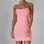 Verão cinta de espaguete mini vestido 2025 feminino sexy bodycon clube vestidos - magazine digital