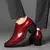 Luxo vermelho salto alto sapato masculino moda mocassim homem sapatos de casamen - comprar online