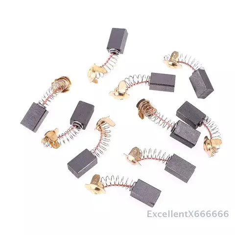 10 peças escovas de carbono para rebarbadora 7mm x 11mm x 17mm peças sobressal