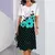 Vestidos femininos elegantes moda feminina manga curta topo casual senhoras solt na internet