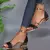 Sandálias femininas saltos de verão sapatos casuais dedo do pé aberto verão