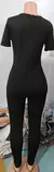 2024 bodysuit feminino sólido o-pescoço sexy painéis apertados contraste malh na internet