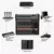 mixer usb profissional de 8 canais, placa de mesa de mixagem de som de áud - loja online