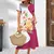 Imagem do Vestidos femininos elegantes moda feminina manga curta topo casual senhoras solt