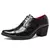 Luxo vermelho salto alto sapato masculino moda mocassim homem sapatos de casamen - loja online