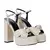 Salto alto grosso de verão feminino feminino e americano com alça de fivela pa - comprar online