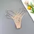 3 pçs renda fina cinta tanga feminina cintura baixa sexy perspectiva roupa inte - magazine digital