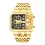 Imagem do Relógios dos homens Mens Quartz Couro Casual Pulseira de Pulso Sports
