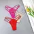 3 pçs renda fina cinta tanga feminina cintura baixa sexy perspectiva roupa inte na internet
