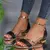Sandálias femininas saltos de verão sapatos casuais dedo do pé aberto verão - loja online