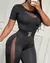 2024 bodysuit feminino sólido o-pescoço sexy painéis apertados contraste malh - magazine digital