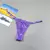 Imagem do 3 pçs ajustável sexy transparente tanga calcinha feminina renda roupa interior